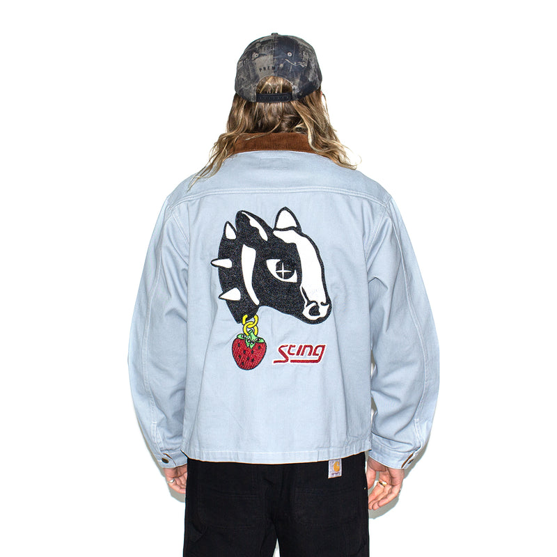 Stingwater | Cow Head Work Jacket Color : Blue