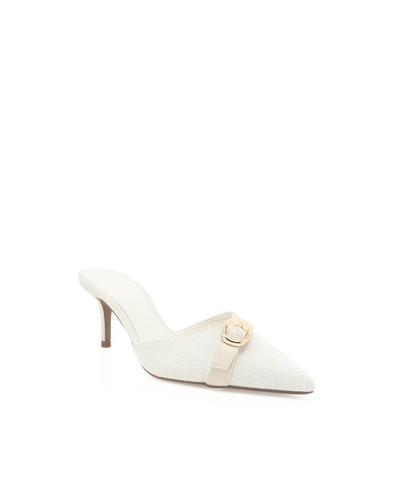 DAKODA - CREAM LINEN-PUMPS-Billini-Billini