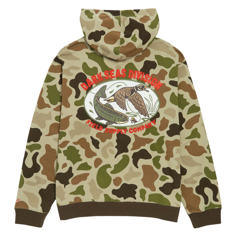 Dark Seas Briarcliff Fleece Hoodie - Camo