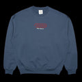 Polar | Dave Faces Crewneck Color : Grey Blue
