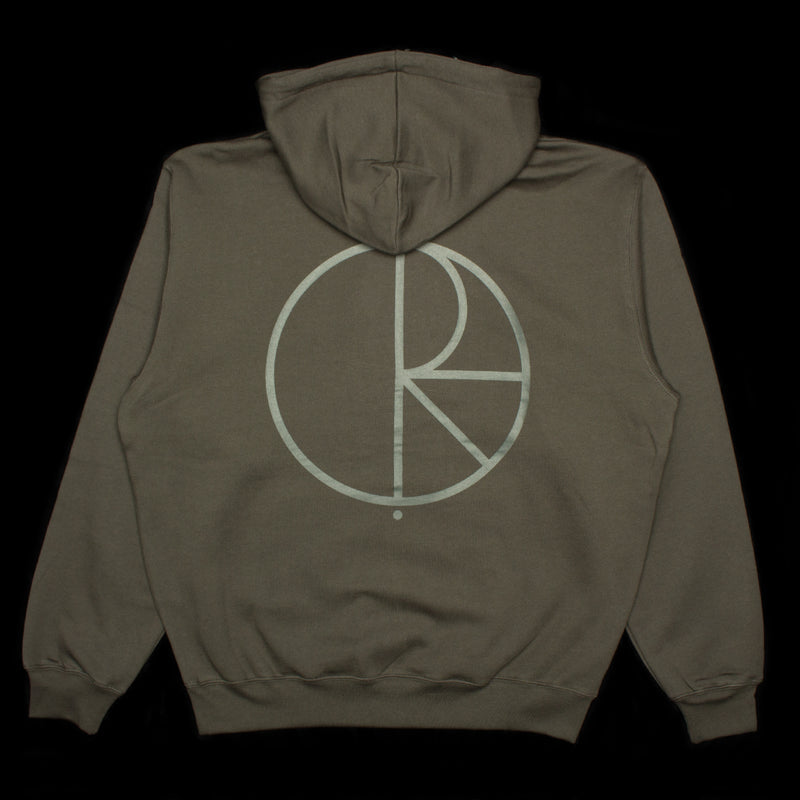 Polar | Dave Stroke Logo Hoodie Color : Dirty Black