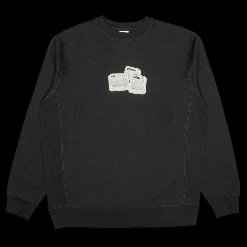 Alltimers | Delete Crewneck Color : Black