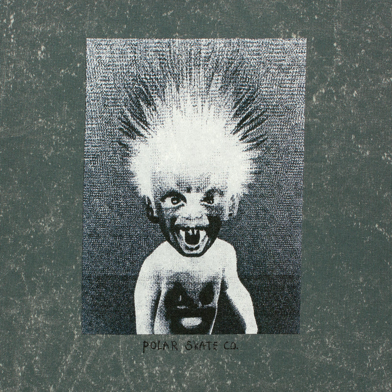 Polar | Demon Child L/S T-Shirt Color : Acid Grey