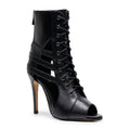 Denver - Black Vegan Leather - Street Sole