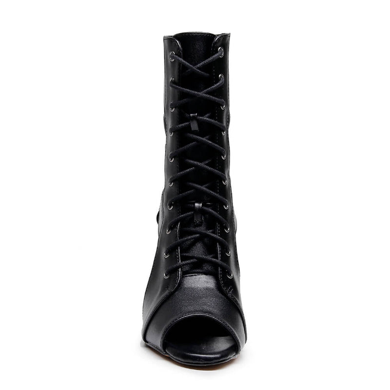 Denver - Black Vegan Leather - Street Sole