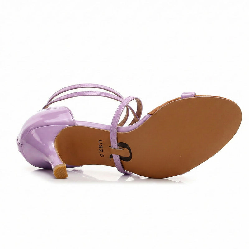 Desmira - Pink Vegan Patent - Street Sole