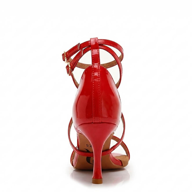 Desmira - Red Vegan Patent - Street Sole