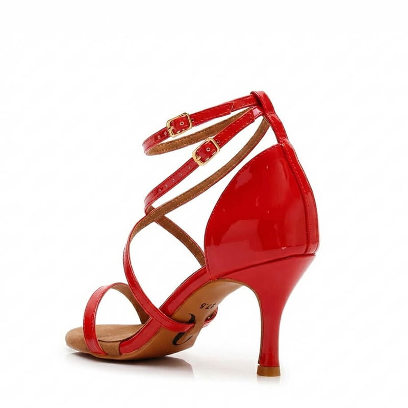 Desmira - Red Vegan Patent - Street Sole