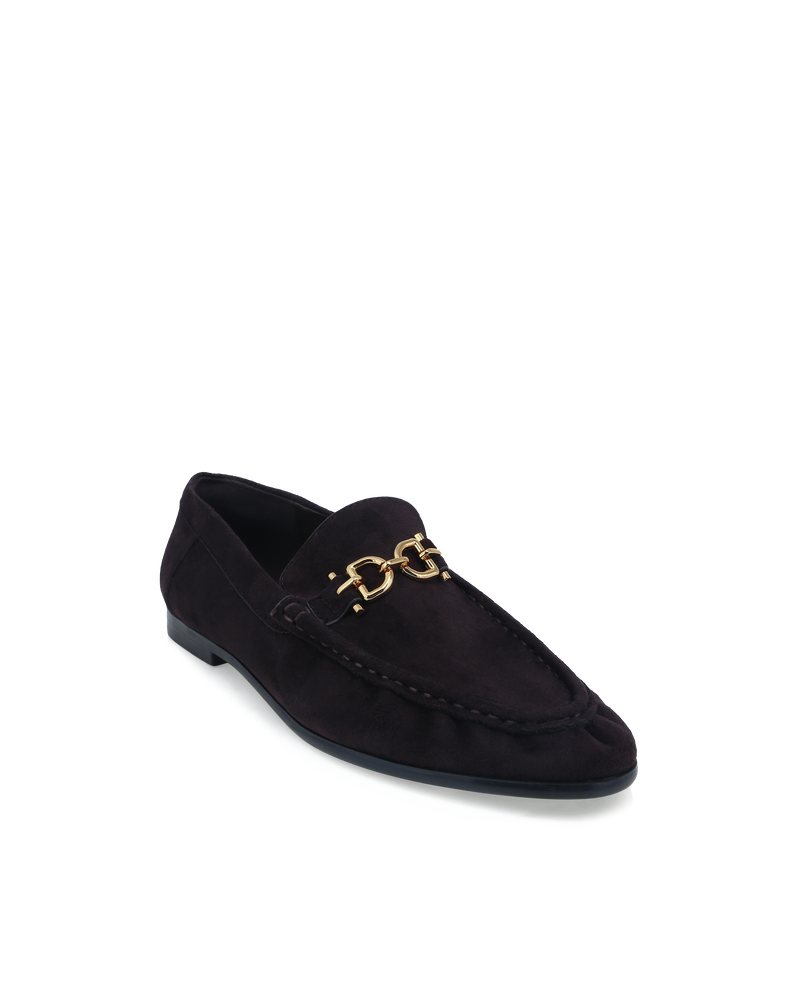 DEVORAH - DARK CHOCOLATE SUEDE-Flats-Billini-Billini