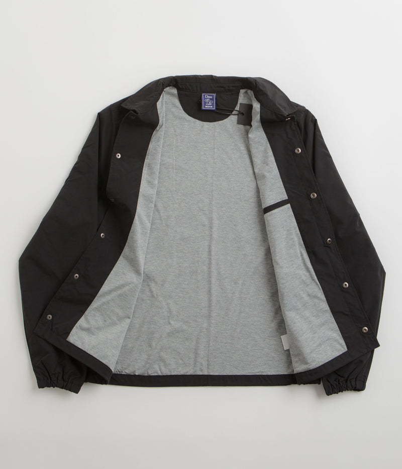 Dime Cursive Coach Jacket in Black