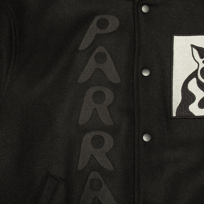 by Parra | Dog Faced Varsity Jacket