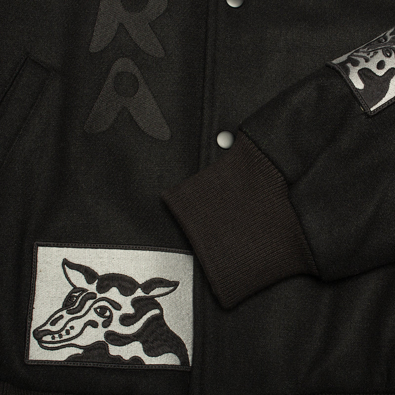 by Parra | Dog Faced Varsity Jacket