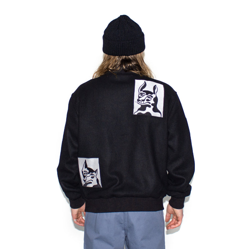 by Parra | Dog Faced Varsity Jacket
