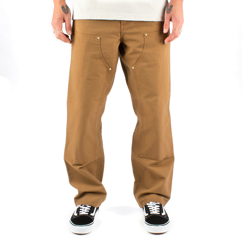Carhartt WIP | Double Knee Pant Style # I031501-HZ01 Color : Hamilton Brown