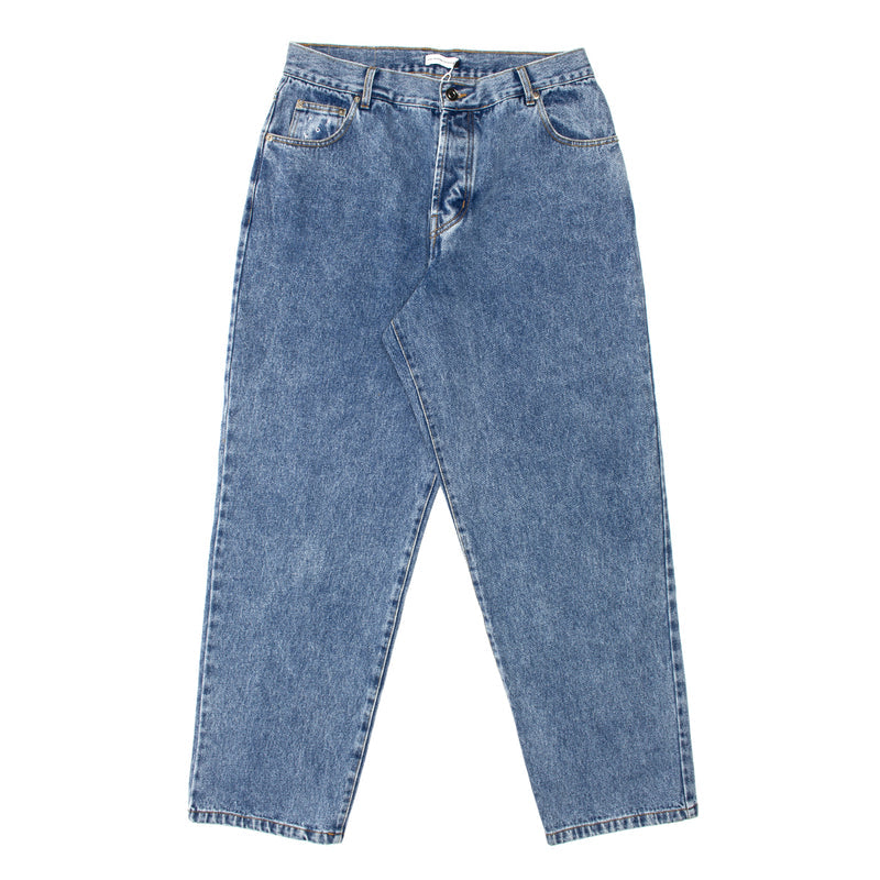 Pop Trading Company | DRS Denim Pant stonewashed blue