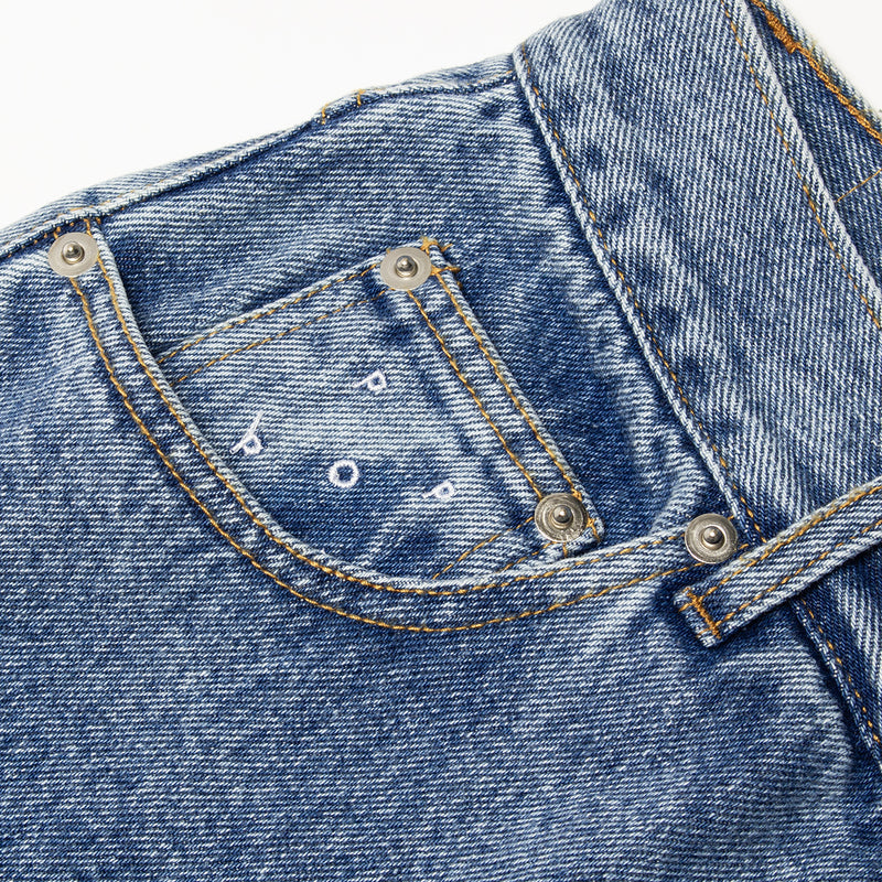 Pop Trading Company | DRS Denim Pant stonewashed blue