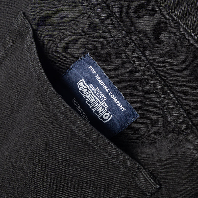 Pop Trading Company | DRS Denim Pant stonewashed black