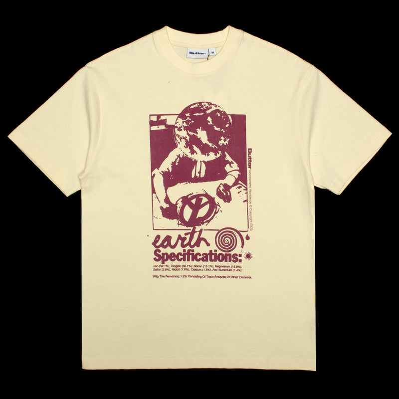 Butter Goods | Earth Spec T-Shirt Color : Cream