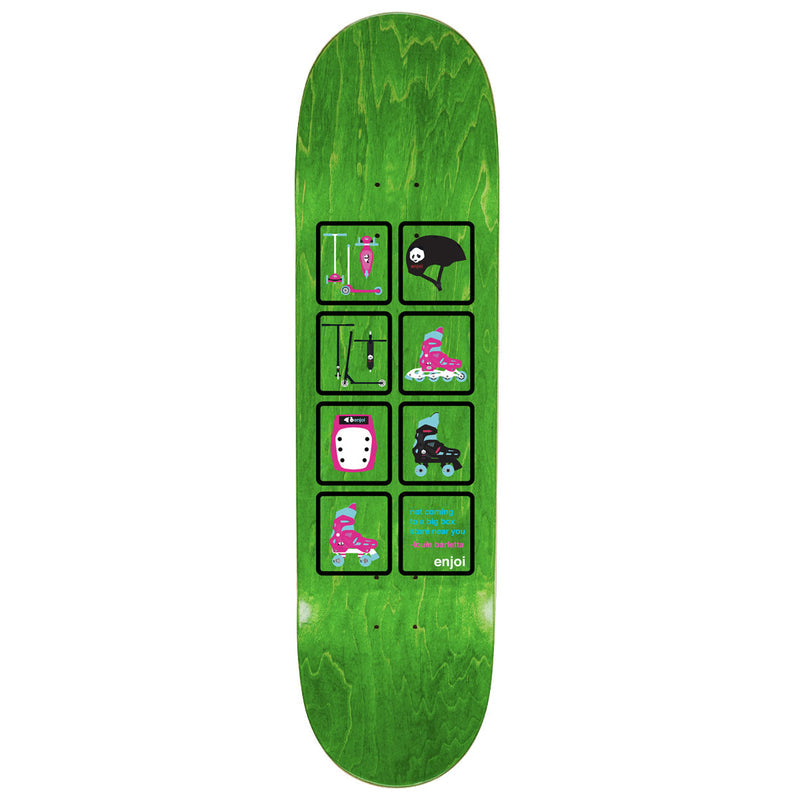 Enjoi Big Box Plastic Spectrum R7 Skateboard Deck - Orange - 8.25"