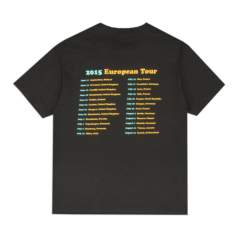Quartersnacks Euro Tour T-Shirt Black