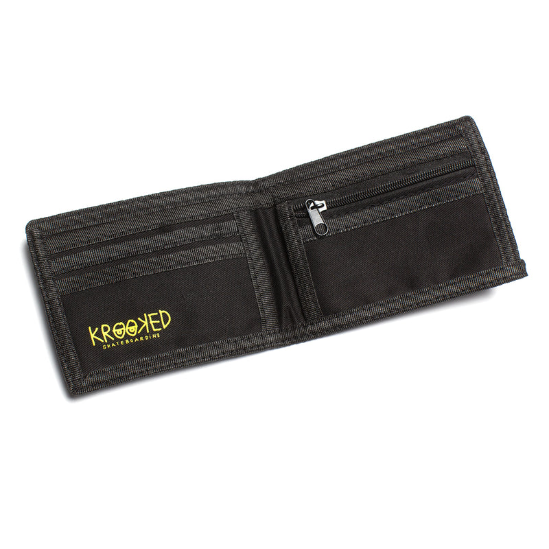 Krooked | Eyes Bifold Wallet Color : Black