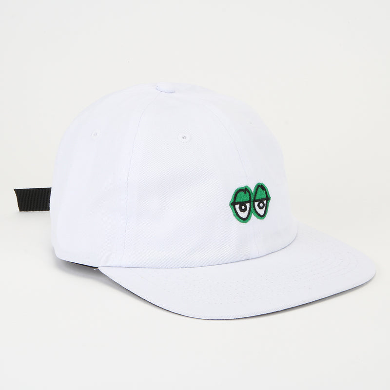 Krooked | Eyes Strapback Hat White / Green
