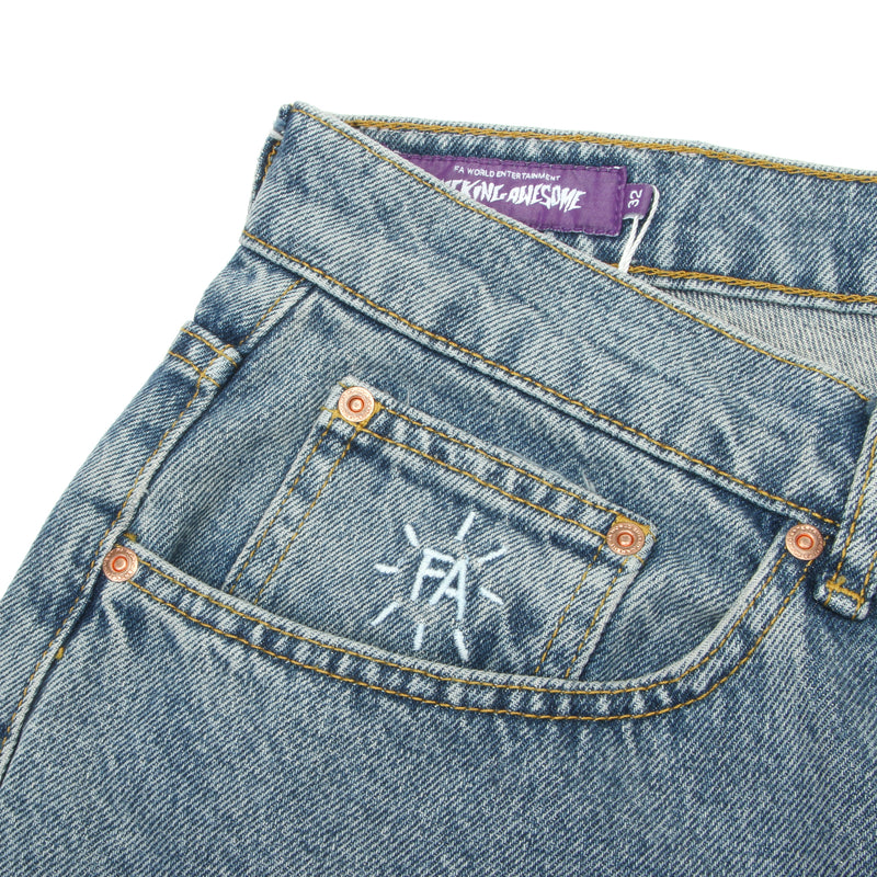 Fucking Awesome | Fecke Baggy Denim Jeans Color : Lightwash Blue