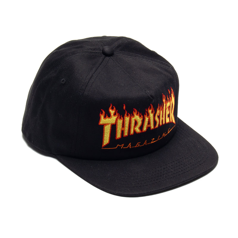 Thrasher | Flame Logo Hat Color : Black
