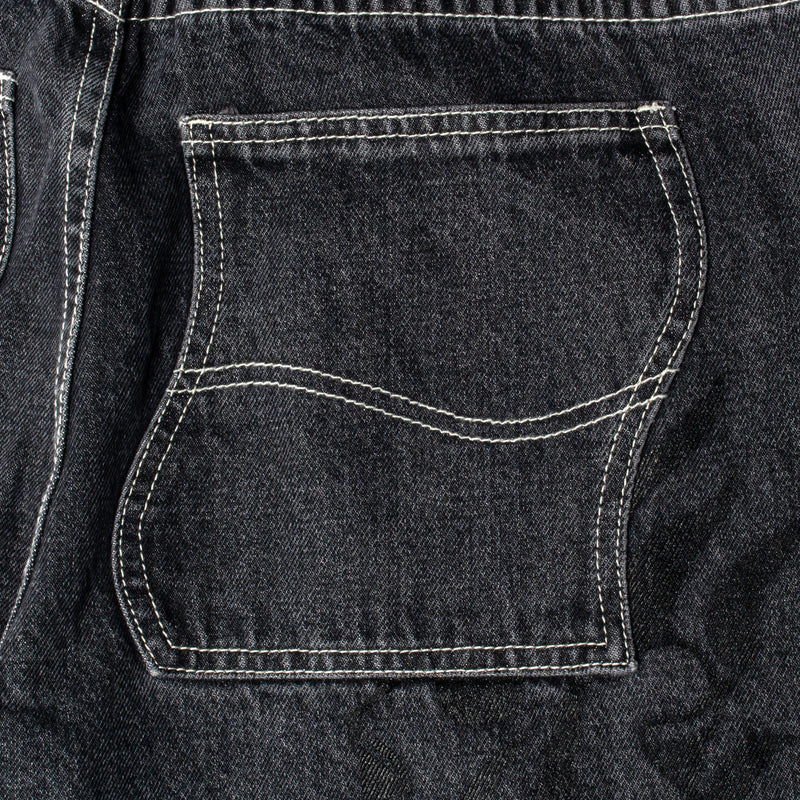 Dime | Flamepuzz Relaxed Denim Pants Color : Black Washed