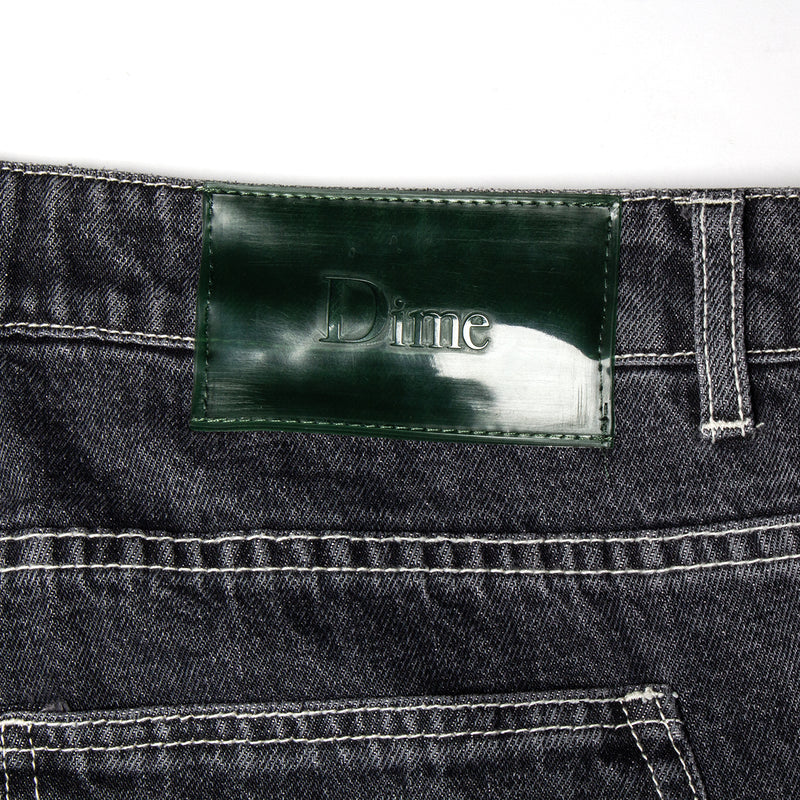 Dime | Flamepuzz Relaxed Denim Pants Color : Black Washed