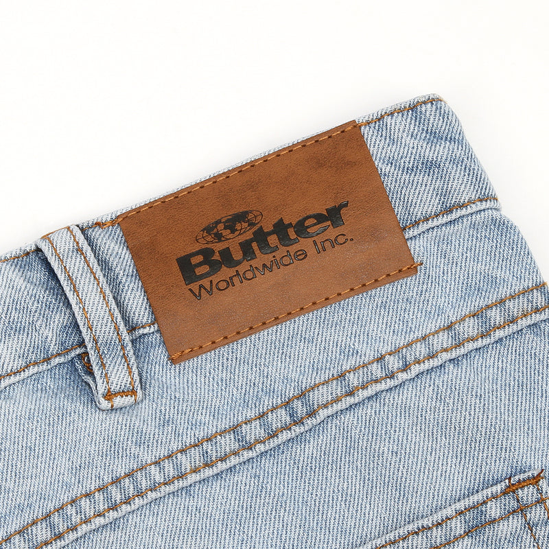 Butter Goods Flower Denim Jeans Light Blue