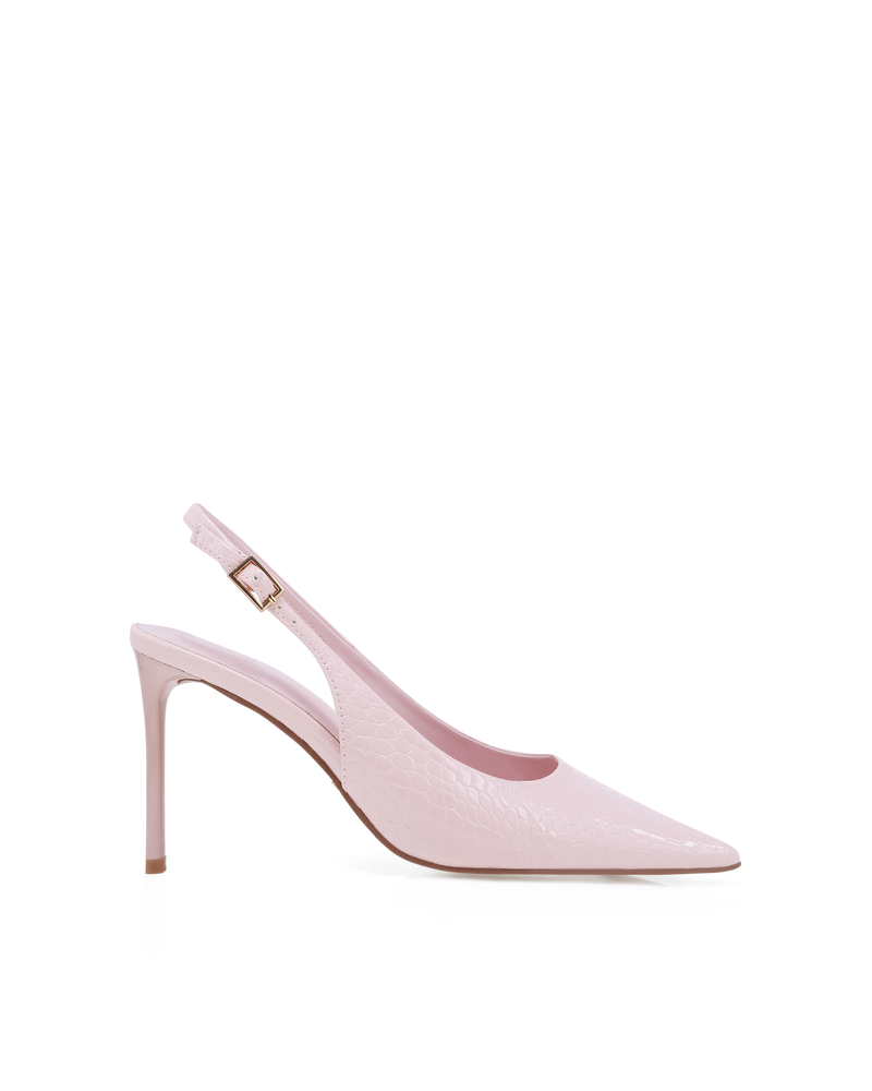 FOTENE - PALE PINK PATENT CROC-Heels-Billini-Billini