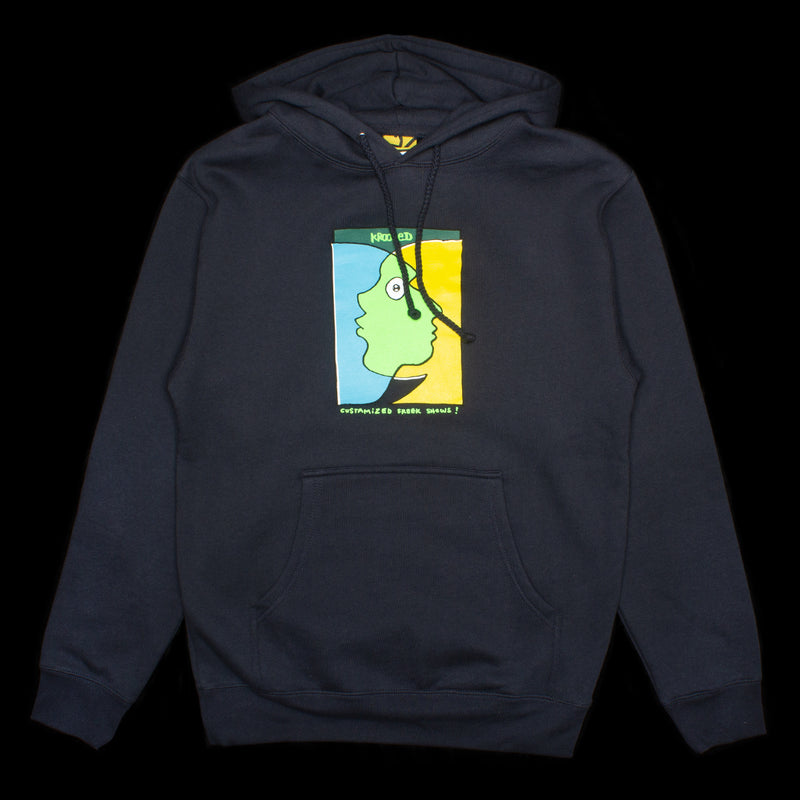 Krooked | Freak Shows Hoodie Color : Navy / Multi