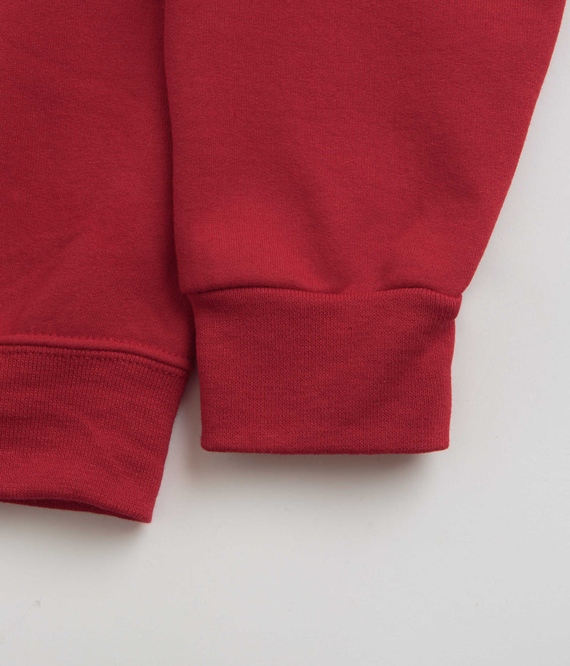 Frog Caterpillar Crewneck Sweatshirt in Red