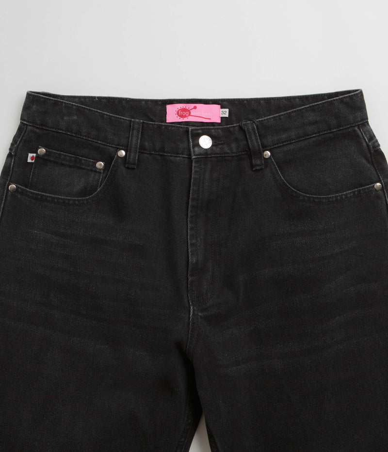 Frog Relaxed Fit Bootcut Jeans in Black