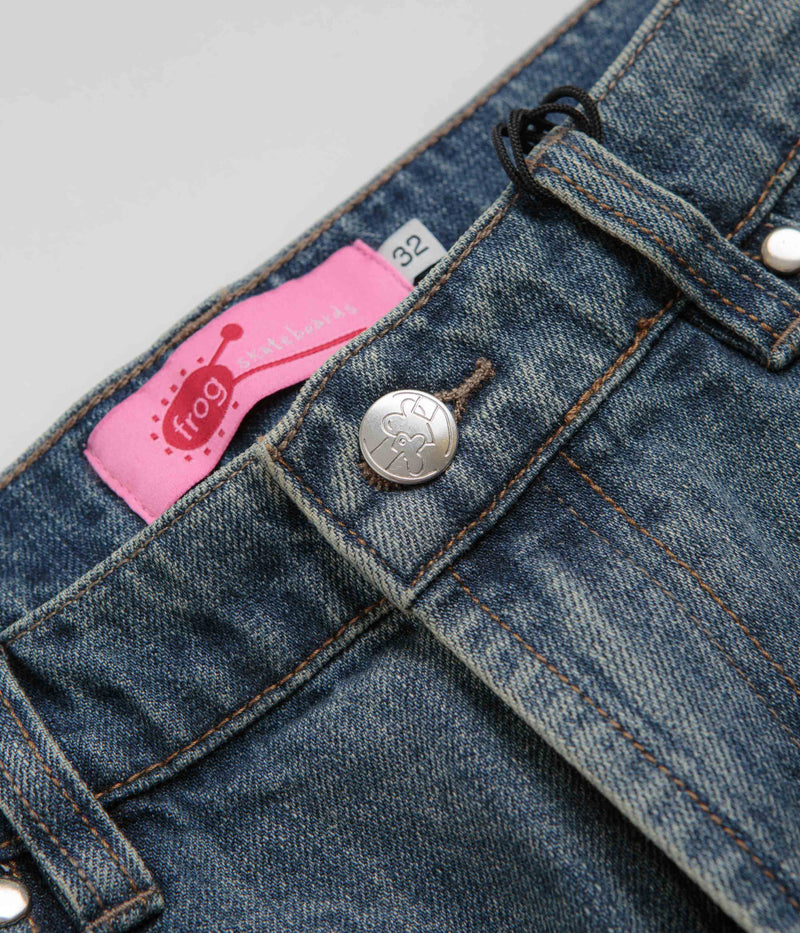 Frog Relaxed Fit Bootcut Jeans in Indigo