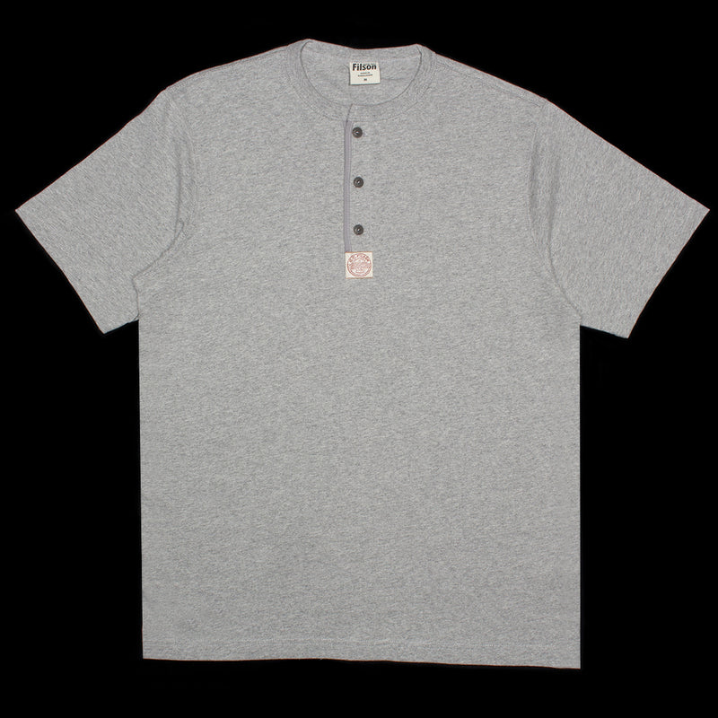 Filson | Frontier Henley T-Shirt Heather Grey