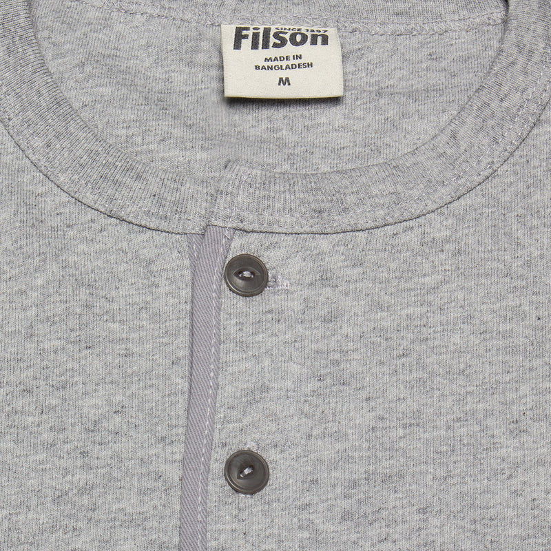 Filson | Frontier Henley T-Shirt Heather Grey