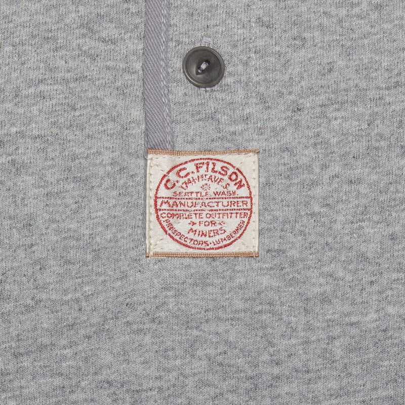 Filson | Frontier Henley T-Shirt Heather Grey