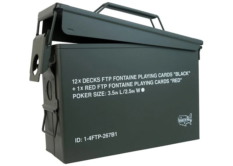 FTP Fontaine 12 Black Edition & 1 Red Edition Decks Ammo Brick Box