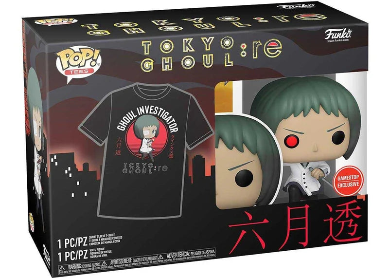 Funko Pop! Tees Tokyo Ghoul: re Ken Kaneji GameStop Exclusive with T-Shirt Bundle