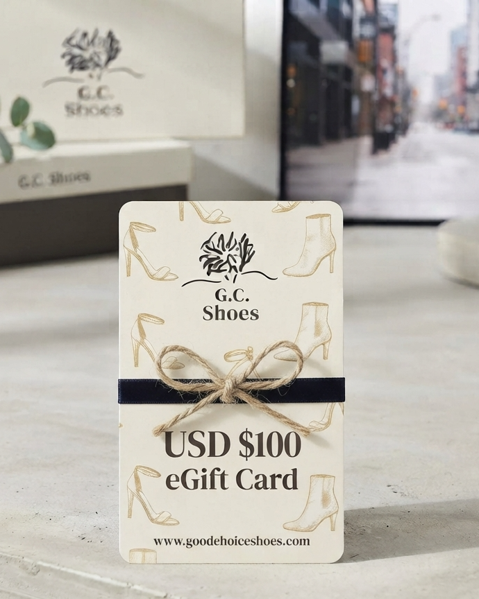 G.C. Shoes eGift Card – The Perfect Fashionable Gift for Her