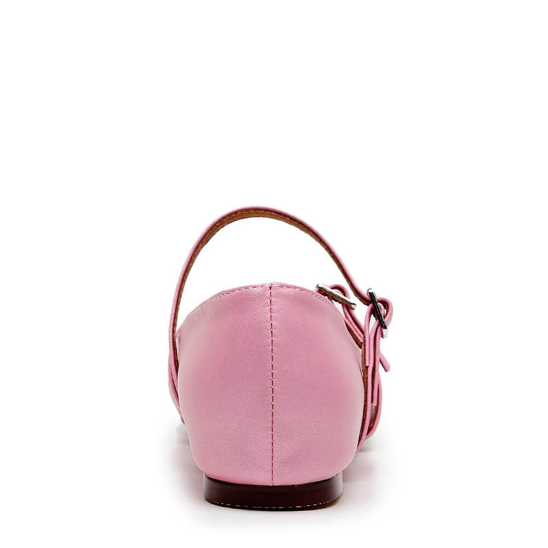 Gale - Light Pink Vegan Leather - Street Sole
