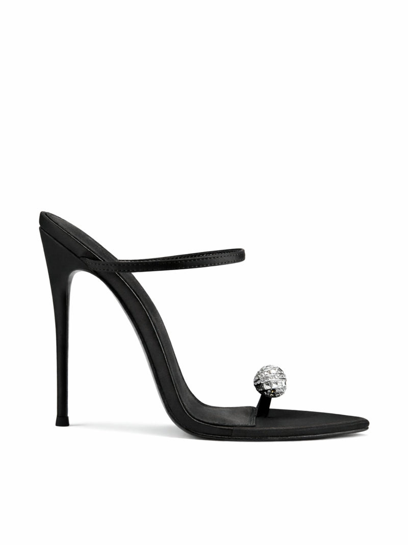 Geneva Slipper - Black - FEMME LA