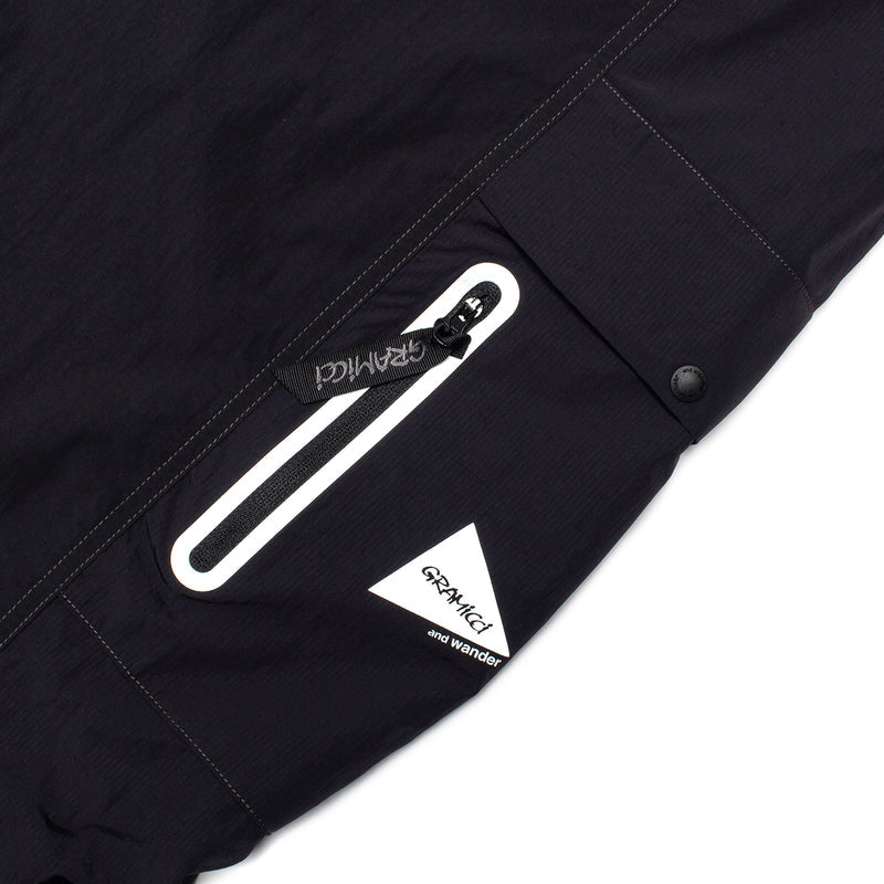 Grammici x and Wander | Patchwork Wind Pant Black