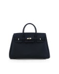 HAMPTON LARGE BAG - BLACK PEBBLE-Handbags-Billini-Billini