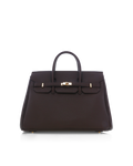 HAMPTON LARGE BAG - CHOCOLATE PEBBLE-Handbags-Billini-Billini