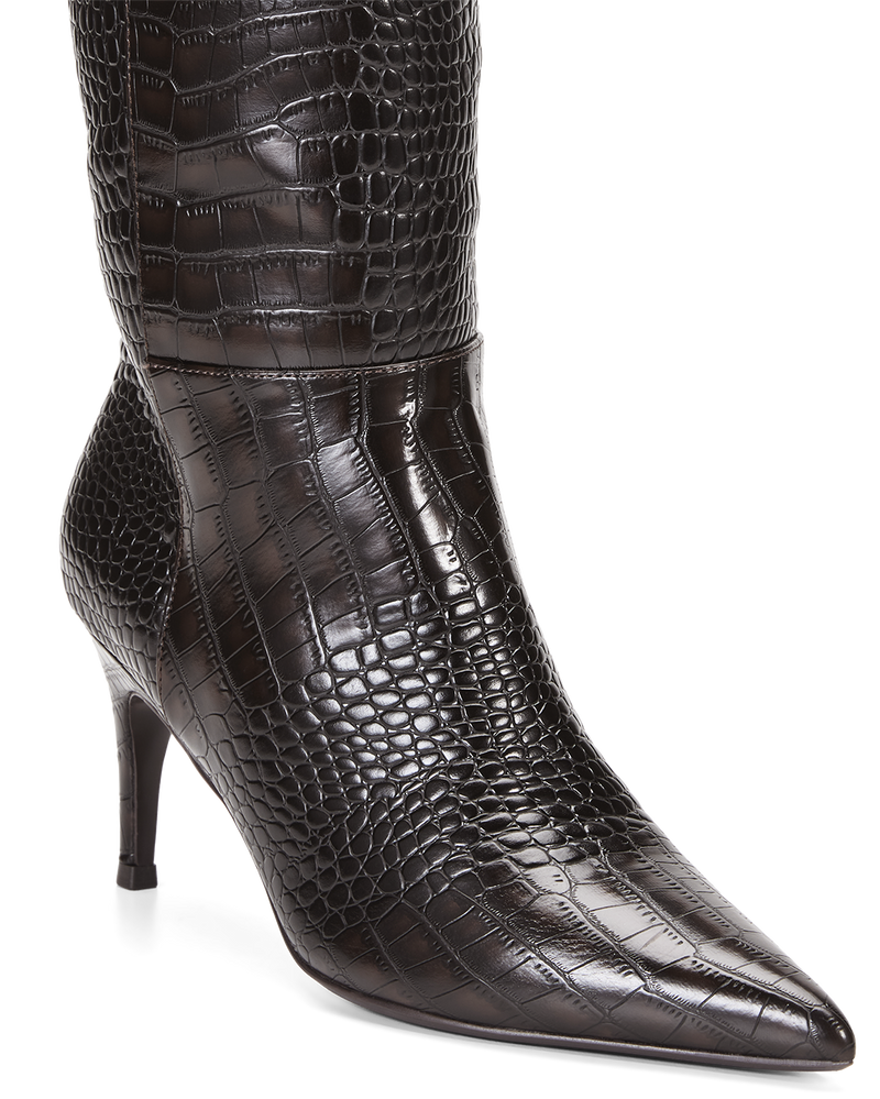 HARTWELL - DARK CACAO CROC-Boots-Billini-Billini