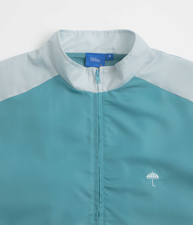 Helas Compete Tracksuit Jacket in Grey and Blue
