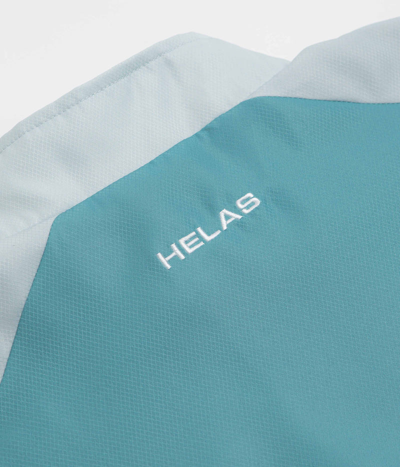 Helas Compete Tracksuit Jacket in Grey and Blue